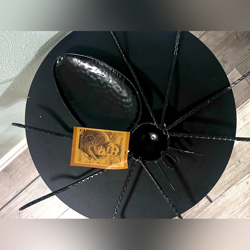 NWT Zaer Limited Two Large Brass Metal Halloween Spider Wall Decor Out/Indoor - Picture 11 of 12
